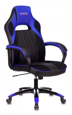 Кресло игровое Бюрократ VIKING 2 AERO BLUE черный/синий в Качканаре - kachkanar.ok-mebel.com | фото 1