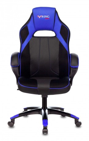 Кресло игровое Бюрократ VIKING 2 AERO BLUE черный/синий в Качканаре - kachkanar.ok-mebel.com | фото 2
