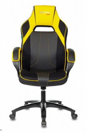 Кресло игровое Бюрократ VIKING 2 AERO YELLOW черный/желтый в Качканаре - kachkanar.ok-mebel.com | фото 2