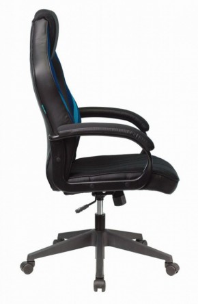 Кресло игровое Бюрократ VIKING 3 AERO BLUE черный/синий в Качканаре - kachkanar.ok-mebel.com | фото 3
