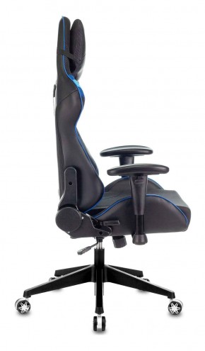Кресло игровое Бюрократ VIKING 4 AERO BLUE черный/синий в Качканаре - kachkanar.ok-mebel.com | фото 8