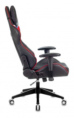Кресло игровое Бюрократ VIKING 4 AERO RUS черный в Качканаре - kachkanar.ok-mebel.com | фото 2