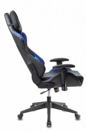 Кресло игровое Бюрократ VIKING 5 AERO BLUE черный/синий в Качканаре - kachkanar.ok-mebel.com | фото 2