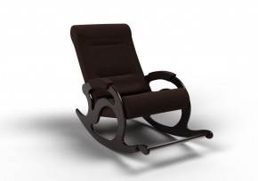 Кресло-качалка Тироль 12-Т-ГР (ткань/венге) ГРАФИТ в Качканаре - kachkanar.ok-mebel.com | фото 1