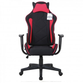 Кресло компьютерное BRABIX GT Racer GM-101 + подушка (ткань) черное/красное (531820) в Качканаре - kachkanar.ok-mebel.com | фото 3