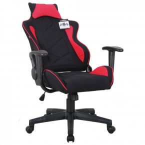 Кресло компьютерное BRABIX GT Racer GM-101 + подушка (ткань) черное/красное (531820) в Качканаре - kachkanar.ok-mebel.com | фото 4