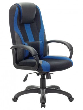 Кресло компьютерное BRABIX PREMIUM "Rapid GM-102" (экокожа/ткань, черное/синее) 532106 в Качканаре - kachkanar.ok-mebel.com | фото 1