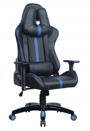 Кресло компьютерное BRABIX "GT Carbon GM-120" (черное/синее) 531930 в Качканаре - kachkanar.ok-mebel.com | фото