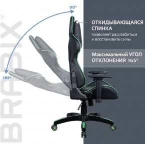 Кресло компьютерное BRABIX "GT Carbon GM-120" (черное/зеленое) 531929 в Качканаре - kachkanar.ok-mebel.com | фото 2