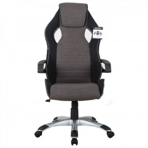 Кресло компьютерное BRABIX Techno GM-002 (ткань) черное/серое, вставки белые (531815) в Качканаре - kachkanar.ok-mebel.com | фото 3