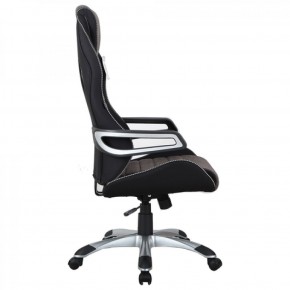 Кресло компьютерное BRABIX Techno GM-002 (ткань) черное/серое, вставки белые (531815) в Качканаре - kachkanar.ok-mebel.com | фото 4