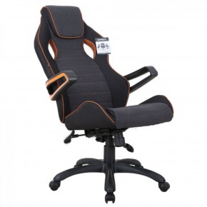 Кресло компьютерное BRABIX Techno Pro GM-003 (ткань черное/серое, вставки оранжевые) 531813 в Качканаре - kachkanar.ok-mebel.com | фото 8