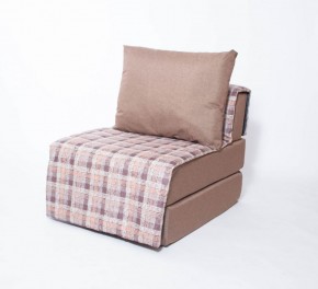 Кресло-кровать бескаркасное Харви (коричневый-квадро беж) в Качканаре - kachkanar.ok-mebel.com | фото