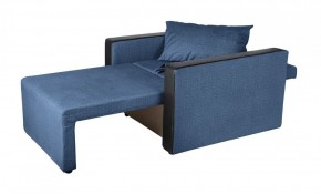 Кресло-кровать Милена с подлокотниками (синий) Велюр в Качканаре - kachkanar.ok-mebel.com | фото 3