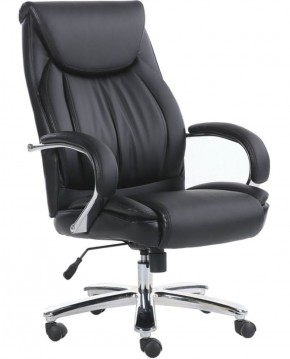 Кресло офисное BRABIX PREMIUM "Advance EX-575" (хром, экокожа, черное) 531825 в Качканаре - kachkanar.ok-mebel.com | фото