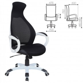 Кресло офисное BRABIX PREMIUM "Genesis EX-517" (белый/черный) 531573 в Качканаре - kachkanar.ok-mebel.com | фото