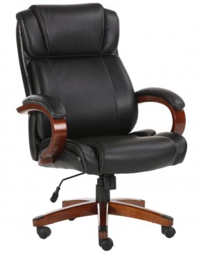 Кресло офисное BRABIX PREMIUM "Magnum EX-701" (дерево, рециклированная кожа, черное) 531827 в Качканаре - kachkanar.ok-mebel.com | фото
