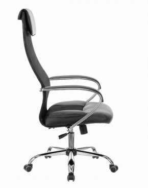Кресло офисное BRABIX PREMIUM "Stalker EX-608 CH" (хром, ткань-сетка/кожзам, черное) 532091 в Качканаре - kachkanar.ok-mebel.com | фото 2