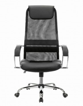 Кресло офисное BRABIX PREMIUM "Stalker EX-608 CH" (хром, ткань-сетка/кожзам, черное) 532091 в Качканаре - kachkanar.ok-mebel.com | фото 3