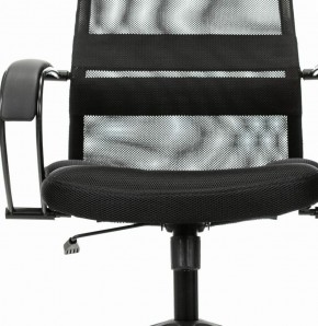 Кресло офисное BRABIX PREMIUM "Stalker EX-608 PL" (ткань-сетка/кожзам, черное) 532090 в Качканаре - kachkanar.ok-mebel.com | фото 5