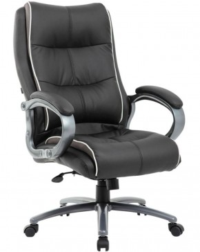Кресло офисное BRABIX PREMIUM "Strong HD-009" (экокожа черная, ткань серая) 531945 в Качканаре - kachkanar.ok-mebel.com | фото 1