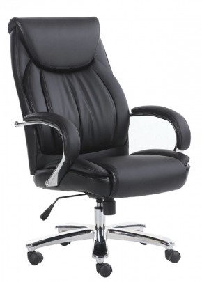 Кресло офисное BRABIX "Advance EX-575" (хром/экокожа/черное) 531825 в Качканаре - kachkanar.ok-mebel.com | фото 1