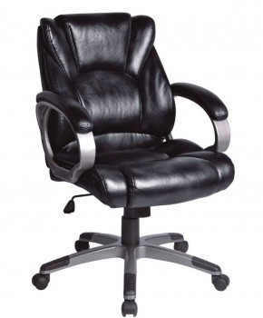 Кресло офисное BRABIX "Eldorado EX-504", экокожа, черное, 530874 в Качканаре - kachkanar.ok-mebel.com | фото 1