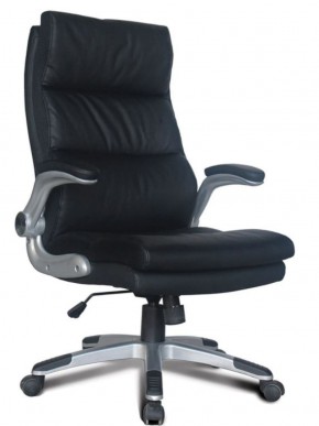 Кресло офисное BRABIX "Fregat EX-510" (рециклированная кожа, черное) 530863 в Качканаре - kachkanar.ok-mebel.com | фото