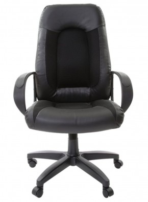 Кресло офисное BRABIX "Strike EX-525" (экокожа черная, ткань черная) 531381 в Качканаре - kachkanar.ok-mebel.com | фото 5
