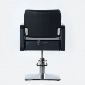 Кресло парикмахерское Barneo 6300V5 черное в Качканаре - kachkanar.ok-mebel.com | фото 3