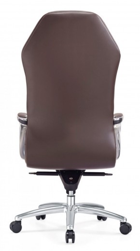 Кресло руководителя Бюрократ _AURA/BROWN коричневый в Качканаре - kachkanar.ok-mebel.com | фото 5
