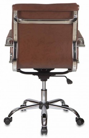Кресло руководителя Бюрократ CH-993-LOW/BROWN коричневый в Качканаре - kachkanar.ok-mebel.com | фото 4
