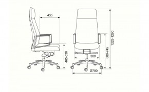 Кресло руководителя Бюрократ _JONS/CASHGREY серый в Качканаре - kachkanar.ok-mebel.com | фото 4