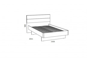 Кровать 1200х2000 "Морти" НМ 041.20 Х с основанием в Качканаре - kachkanar.ok-mebel.com | фото 7