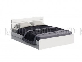 НЭНСИ NEW Кровать 1,4 м с ПМ (Белый глянец холодный/Белый) в Качканаре - kachkanar.ok-mebel.com | фото