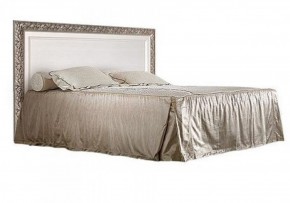 Кровать 2-х спальная (1,4 м) Тиффани штрих-лак/серебро (ТФКР140-1) в Качканаре - kachkanar.ok-mebel.com | фото