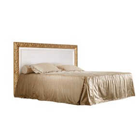 Кровать 2-х спальная (1,4 м)Тиффани штрих-лак/золото с подъемным механизмом (ТФКР140-2[7]) в Качканаре - kachkanar.ok-mebel.com | фото