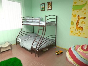 Кровать 2-х ярусная Глория 1400*1900 (МилСон)  в Качканаре - kachkanar.ok-mebel.com | фото