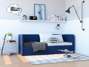 Кровать-диван Leonardo 160*70 (Синий) + боковина в Качканаре - kachkanar.ok-mebel.com | фото 5