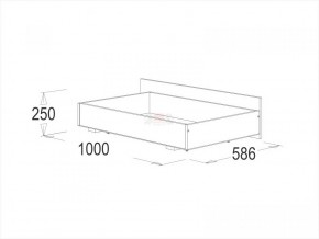 Кровать двойная Ольга 1Н + 2-а ящика (1200*2000) в Качканаре - kachkanar.ok-mebel.com | фото 3