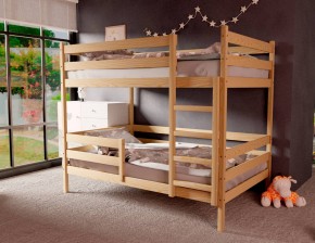 Кровать двухъярусная без крыши 80*160 без покраски в Качканаре - kachkanar.ok-mebel.com | фото 2