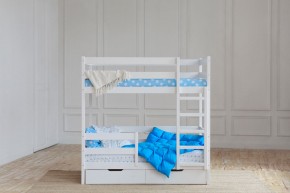 Кровать двухъярусная без крыши 80*190 Белый в Качканаре - kachkanar.ok-mebel.com | фото 4
