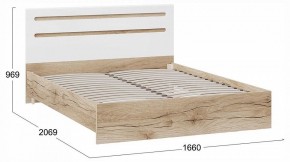 Кровать двуспальная Фьюжн ТД-260.01.03 в Качканаре - kachkanar.ok-mebel.com | фото 3