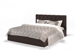 Кровать Элен 1600 + основание с ПМ (Лесмо brown) коричневый в Качканаре - kachkanar.ok-mebel.com | фото