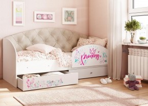 Кровать Эльза на латах + Бортик в Качканаре - kachkanar.ok-mebel.com | фото 2