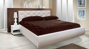 Кровать Интерьерная 1800 с ПМ (ткань 3 кат) в Качканаре - kachkanar.ok-mebel.com | фото