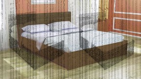 Кровать интерьерная Лита с латами 1600*2000 в Качканаре - kachkanar.ok-mebel.com | фото 4