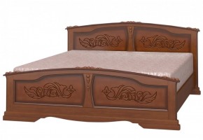ЕЛЕНА Кровать из массива 1200 (Орех) в Качканаре - kachkanar.ok-mebel.com | фото 1