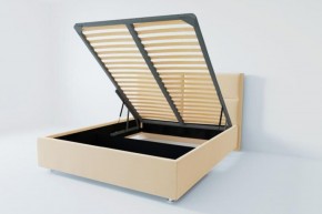 Кровать Корсика с ПМ 1800 (экокожа бежевая) в Качканаре - kachkanar.ok-mebel.com | фото