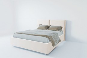 Кровать Корсика с ПМ 800 (экокожа белая) в Качканаре - kachkanar.ok-mebel.com | фото 2